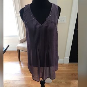 Sheer Purple Tunic